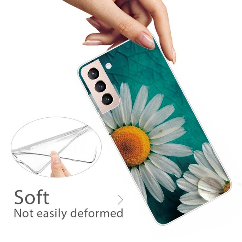 Hoesje voor Samsung Galaxy S22 5G Madeliefje Bloem