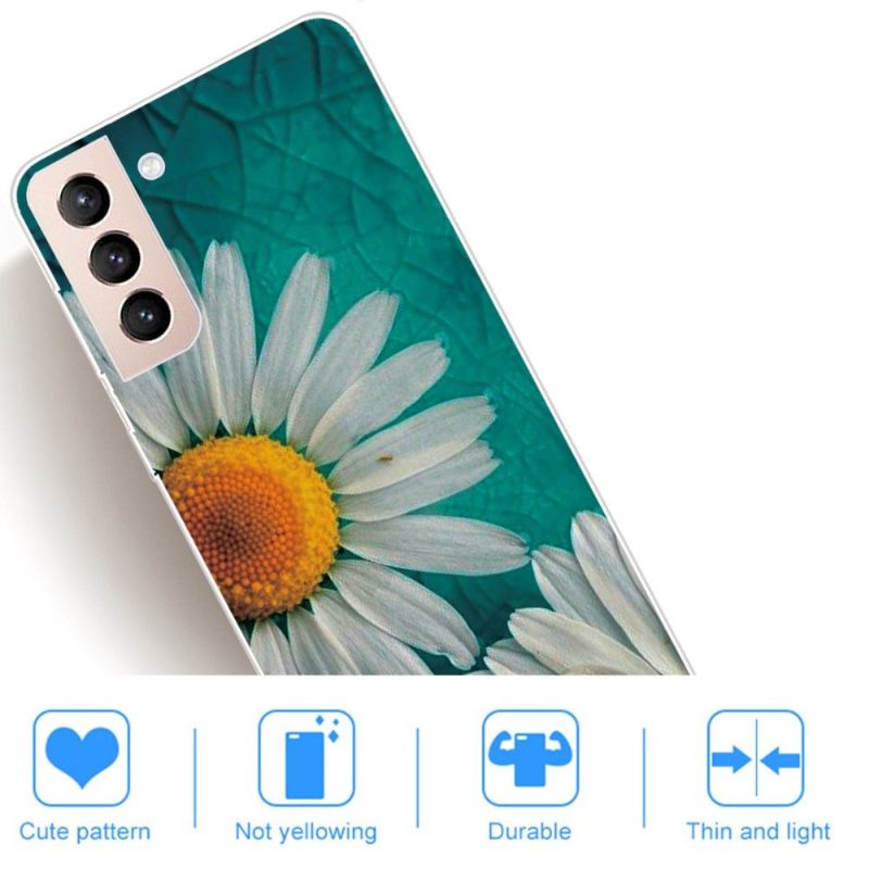 Hoesje voor Samsung Galaxy S22 5G Madeliefje Bloem