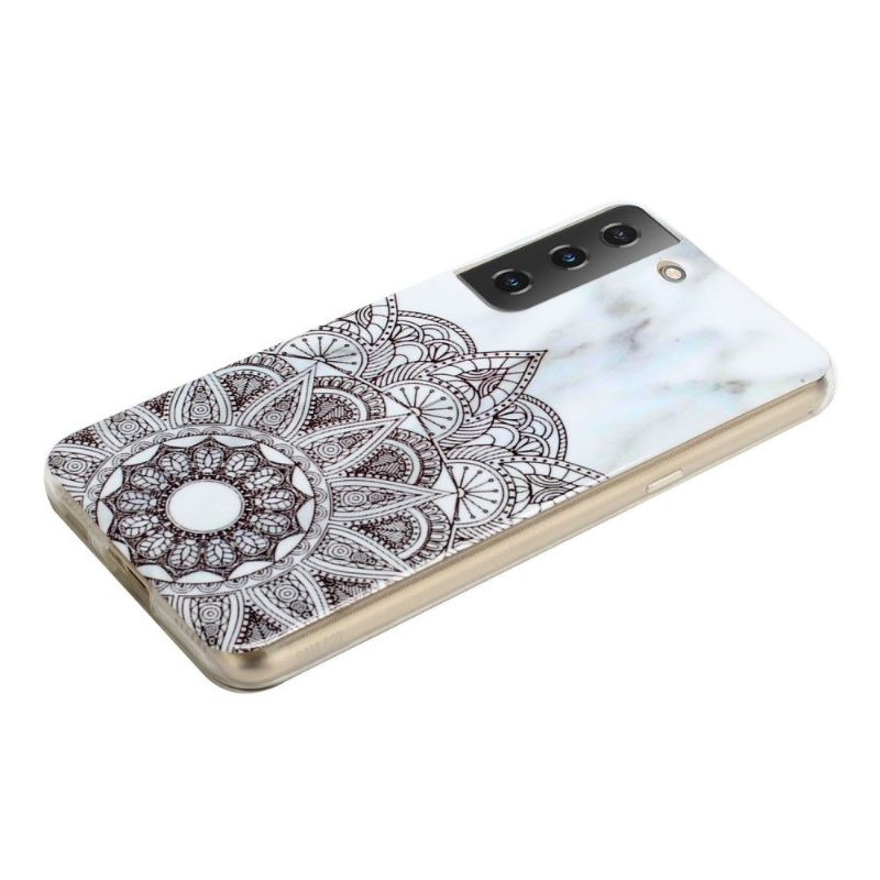 Hoesje voor Samsung Galaxy S22 5G Marmer En Mandala