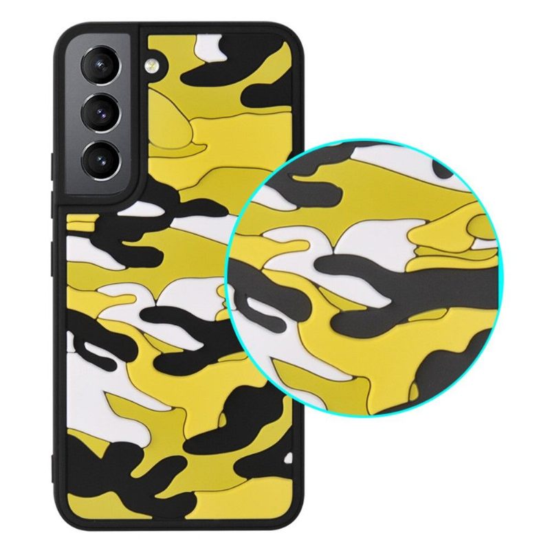 Hoesje voor Samsung Galaxy S22 5G Robuuste Militaire Camouflage