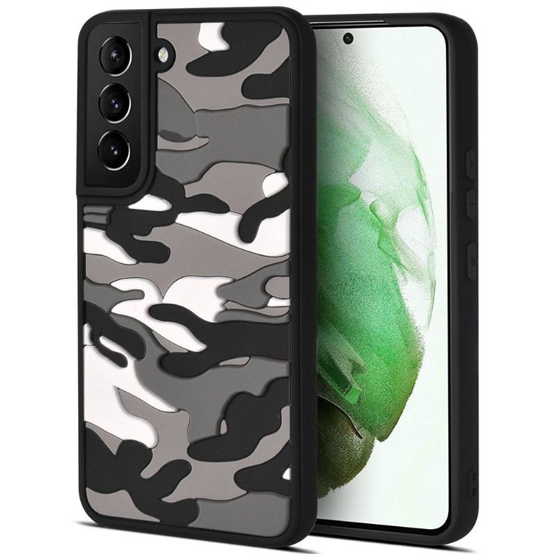 Hoesje voor Samsung Galaxy S22 5G Robuuste Militaire Camouflage