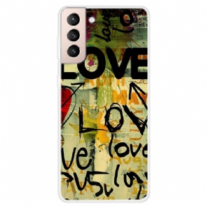 Telefoonhoesje voor Samsung Galaxy S22 5G Bescherming Liefde Liefde Liefde