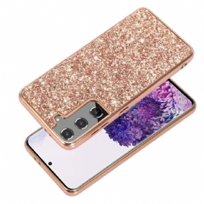 Telefoonhoesje voor Samsung Galaxy S22 5G Glamoureuze Pailletten