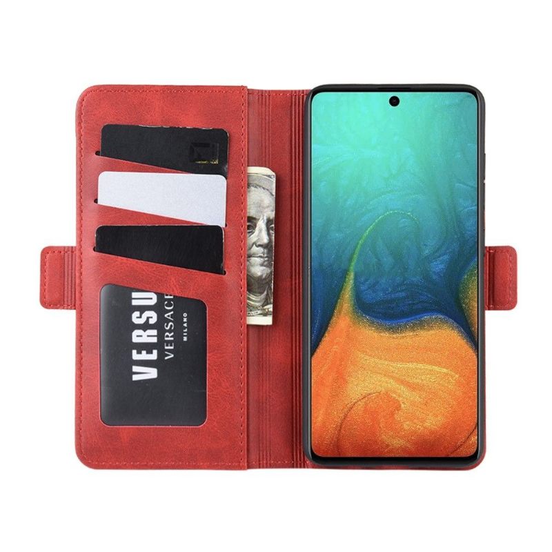 Case voor Samsung Galaxy A71 Bescherming Portemonnee Leren Mat Kunstleer Cover