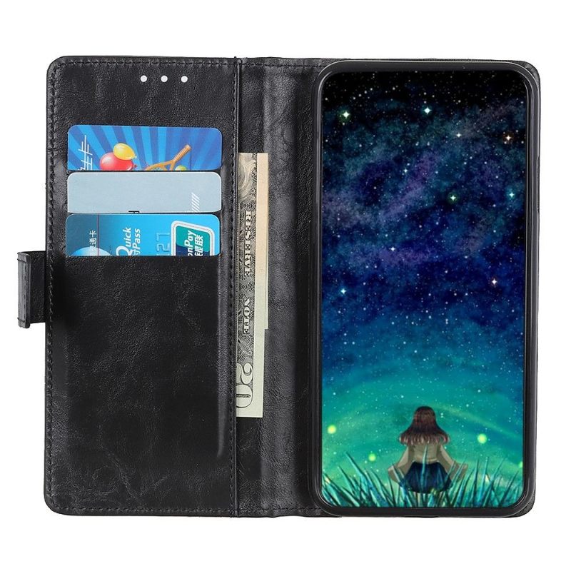 Cover voor Samsung Galaxy A71 In Premium Kunstleer Met Klinknagels