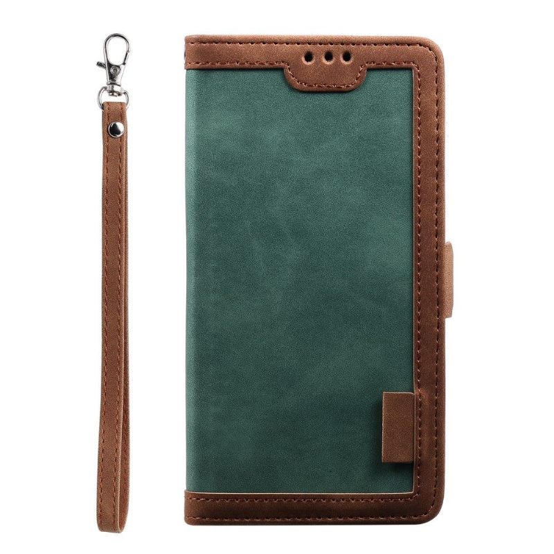 Folio-hoesje voor Samsung Galaxy A71 Vintage Zak Met Koord