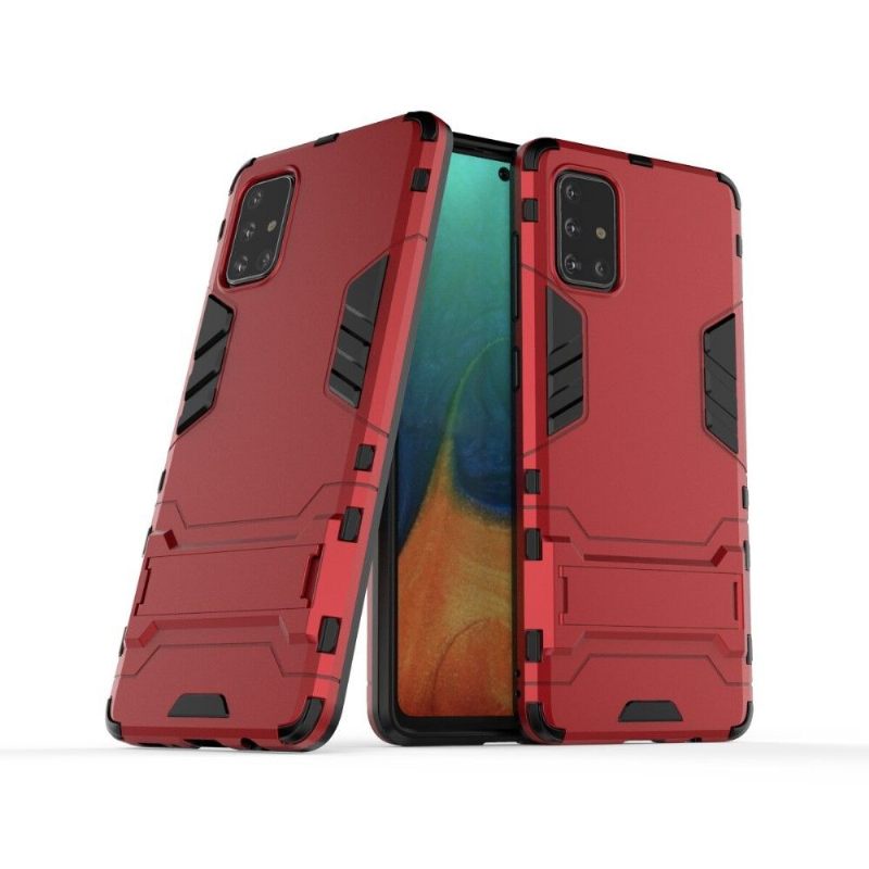 Hoesje voor Samsung Galaxy A71 Anti-fall Cool Guard Schokbestendig Met Geïntegreerde Standaard