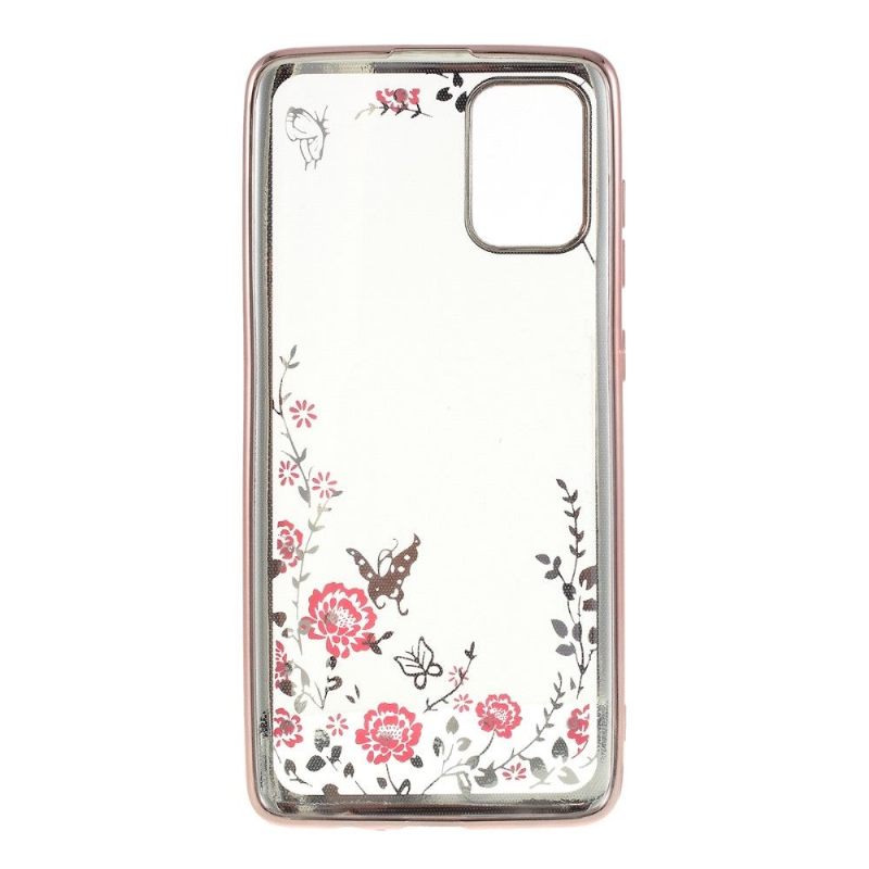 Hoesje voor Samsung Galaxy A71 Bloemen Lente Transparant