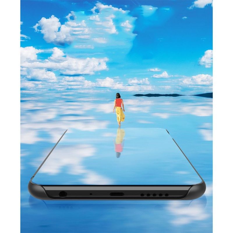 Hoesje voor Samsung Galaxy A71 Folio-hoesje Spiegeleffect