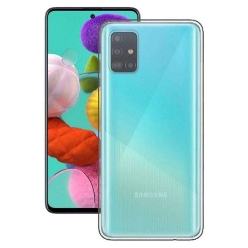 Hoesje voor Samsung Galaxy A71 Helder + Gehard Glas