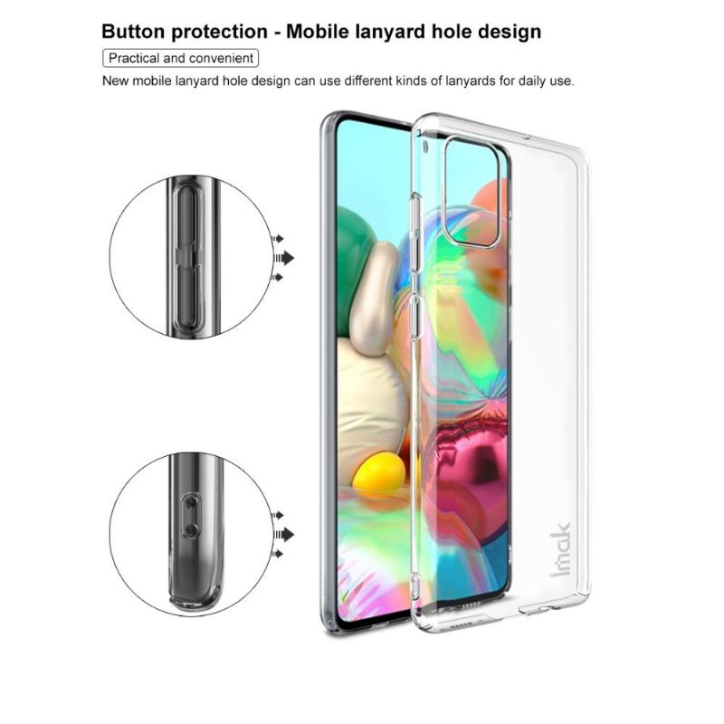 Hoesje voor Samsung Galaxy A71 Imak Transparant + Beschermfolie