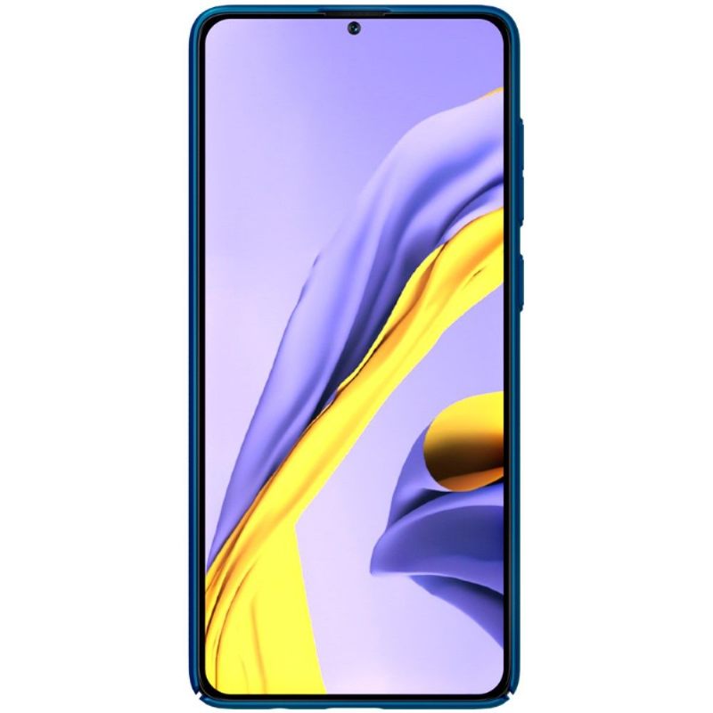 Hoesje voor Samsung Galaxy A71 Nillkin Frost Effect - Peacock Blue