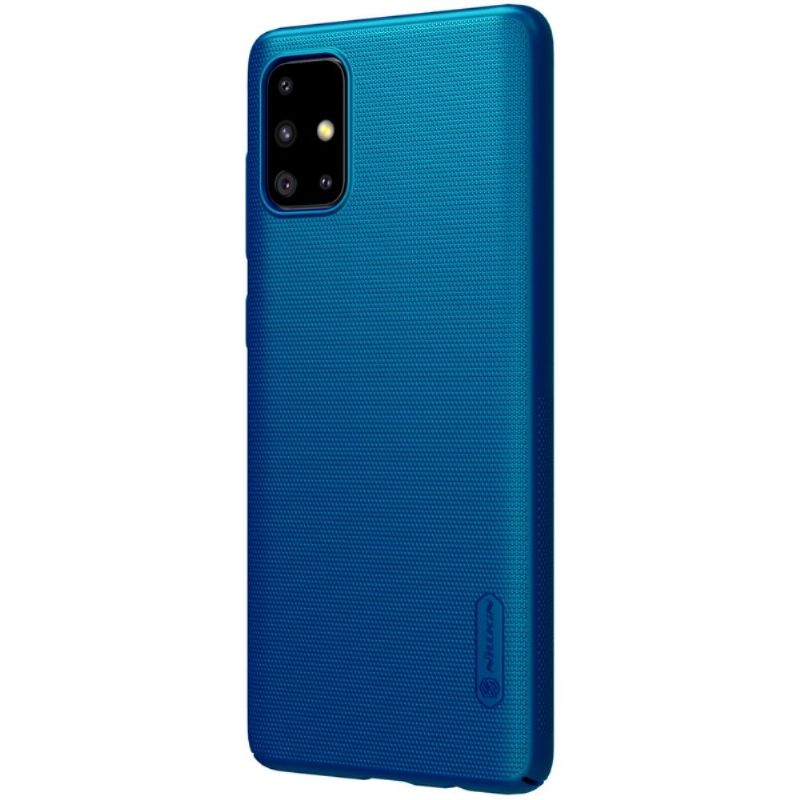 Hoesje voor Samsung Galaxy A71 Nillkin Frost Effect - Peacock Blue