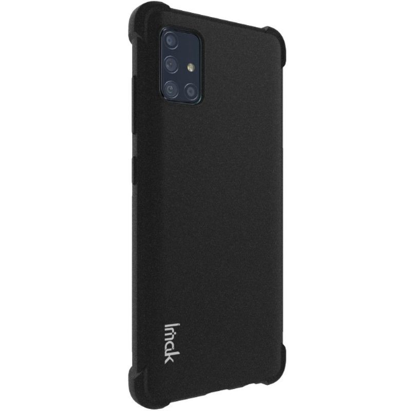 Telefoonhoesje voor Samsung Galaxy A71 Bescherming Klasse Protect - Mat Zwart