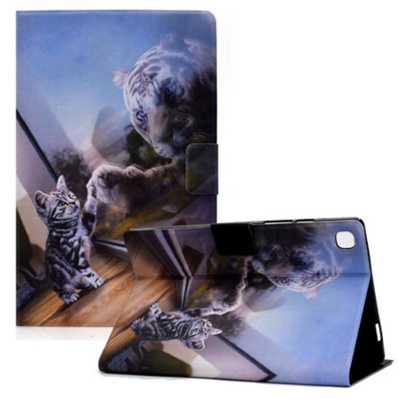 Flip Case voor Samsung Galaxy Tab A7 Lite Kittens Droom