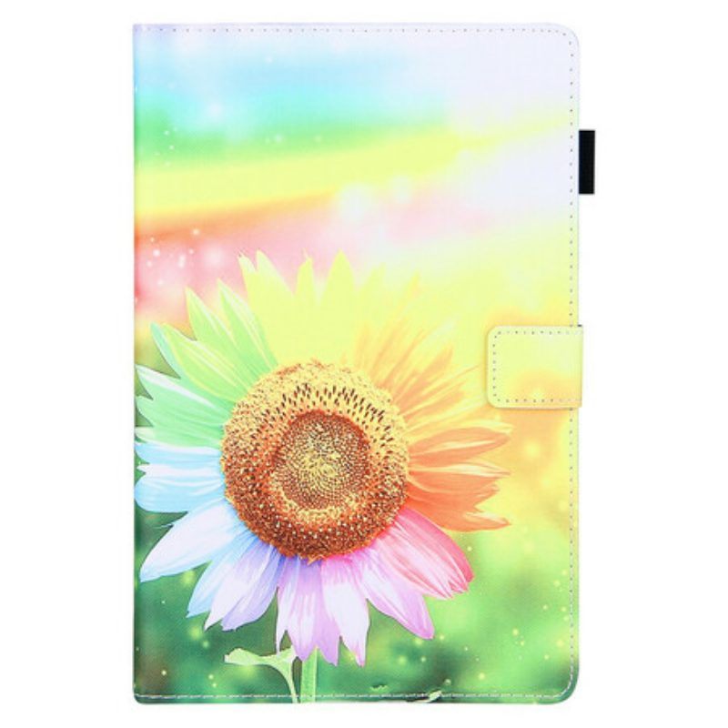 Folio-hoesje voor Samsung Galaxy Tab A7 Lite Bloemen In De Zon