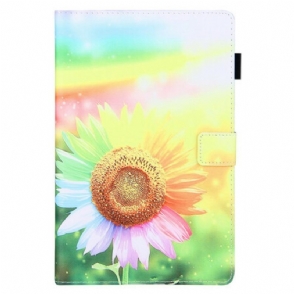 Folio-hoesje voor Samsung Galaxy Tab A7 Lite Bloemen In De Zon