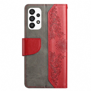 Case voor Samsung Galaxy A53 5G Folio-hoesje Vlinder