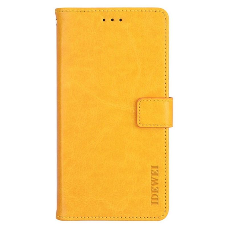 Flip Case voor Samsung Galaxy A53 5G Folio-hoesje Idewei Folio Ledereffect