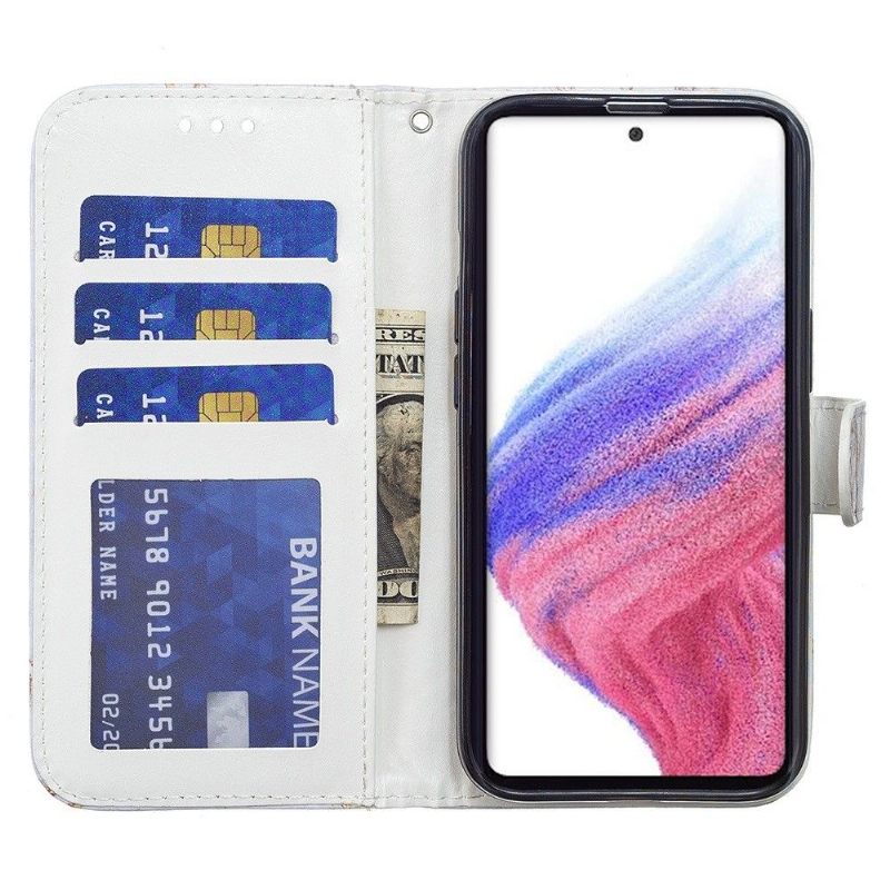 Flip Case voor Samsung Galaxy A53 5G Luipaardpatroon