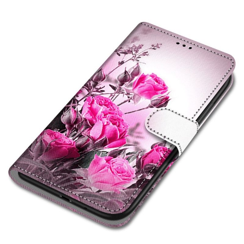 Folio-hoesje voor Samsung Galaxy A53 5G Anti-fall Roze