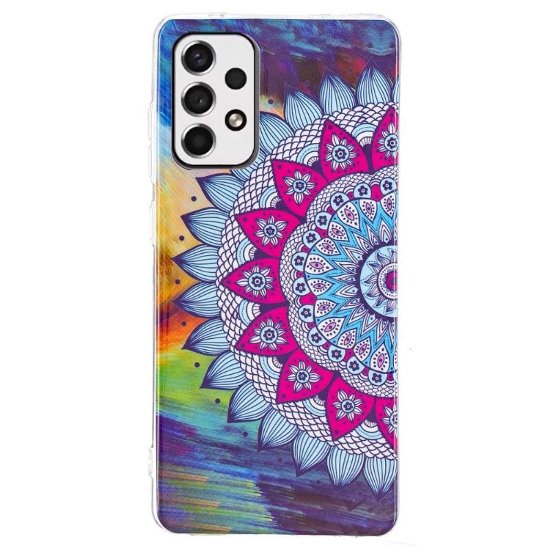 Hoesje voor Samsung Galaxy A53 5G Lichtgevende Kleurrijke Mandala