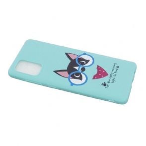 Hoesje voor Samsung Galaxy A53 5G Met Ketting Illustratie Hond