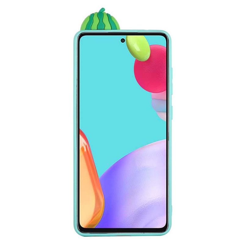 Hoesje voor Samsung Galaxy A53 5G Siliconen Watermeloen 3d