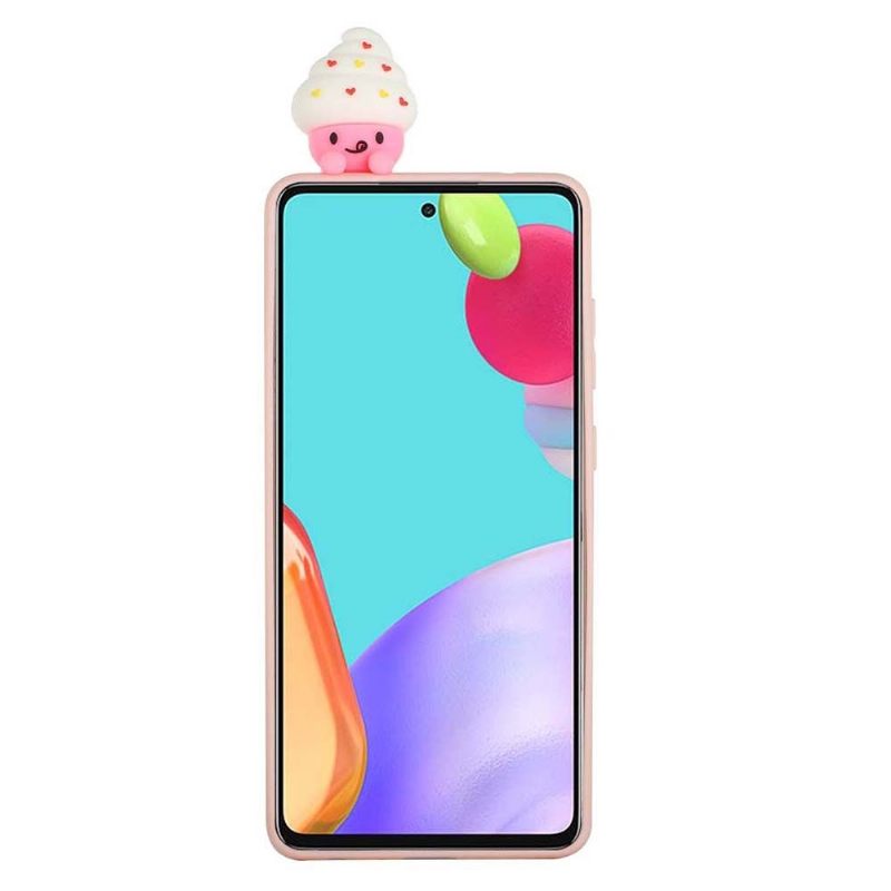 Telefoonhoesje voor Samsung Galaxy A53 5G Siliconen 3d-ijs