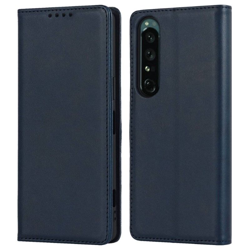 Folio-hoesje voor Sony Xperia 1 IV Faux Lederen Kaarthouder Flap