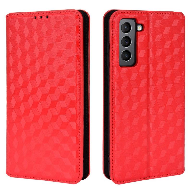 Flip Case voor Samsung Galaxy S21 FE Folio-hoesje Ontwerpgeometrie