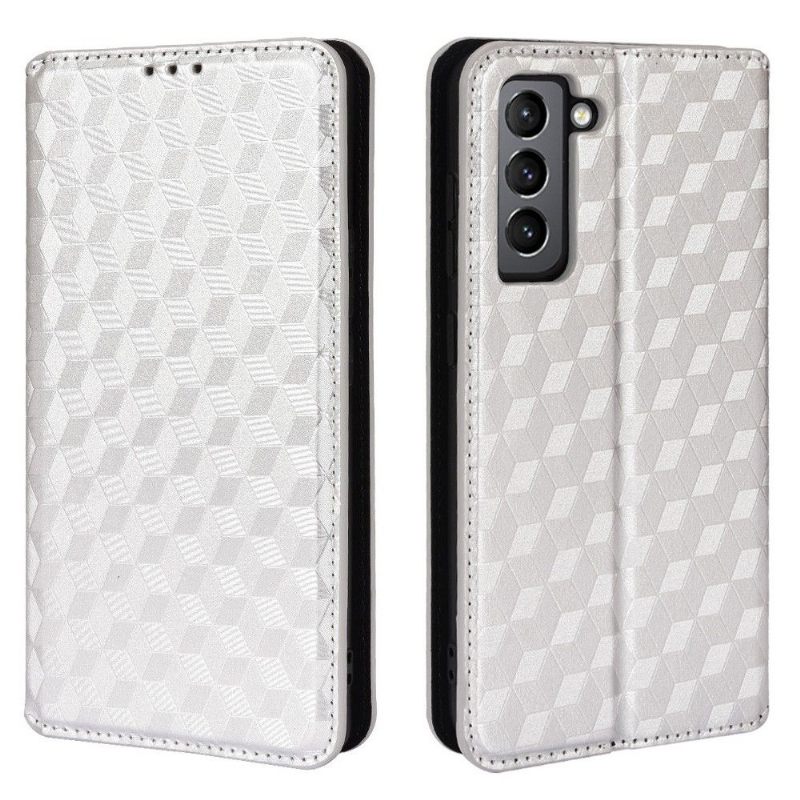 Flip Case voor Samsung Galaxy S21 FE Folio-hoesje Ontwerpgeometrie