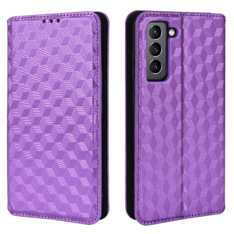 Flip Case voor Samsung Galaxy S21 FE Folio-hoesje Ontwerpgeometrie