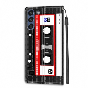 Folio-hoesje voor Samsung Galaxy S21 FE Audiocassette