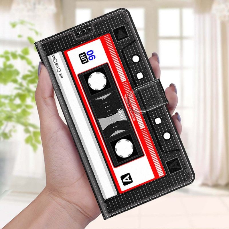 Folio-hoesje voor Samsung Galaxy S21 FE Audiocassette