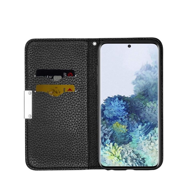 Folio-hoesje voor Samsung Galaxy S21 FE Generfde Faux Leather Flip