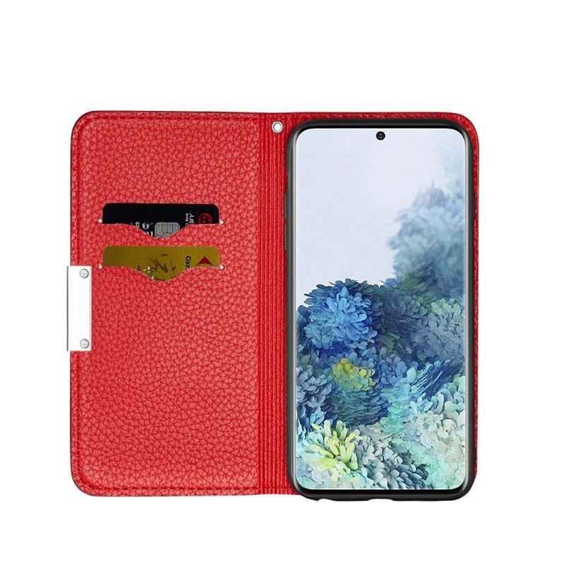 Folio-hoesje voor Samsung Galaxy S21 FE Generfde Faux Leather Flip