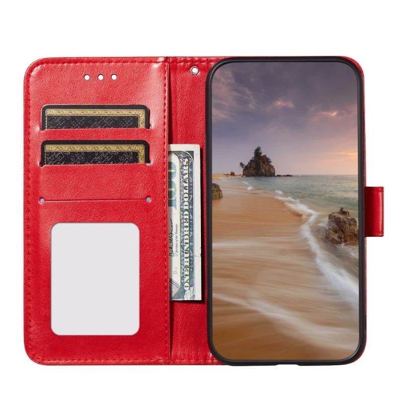 Folio-hoesje voor Samsung Galaxy S21 FE Kaarthouder Met Klep