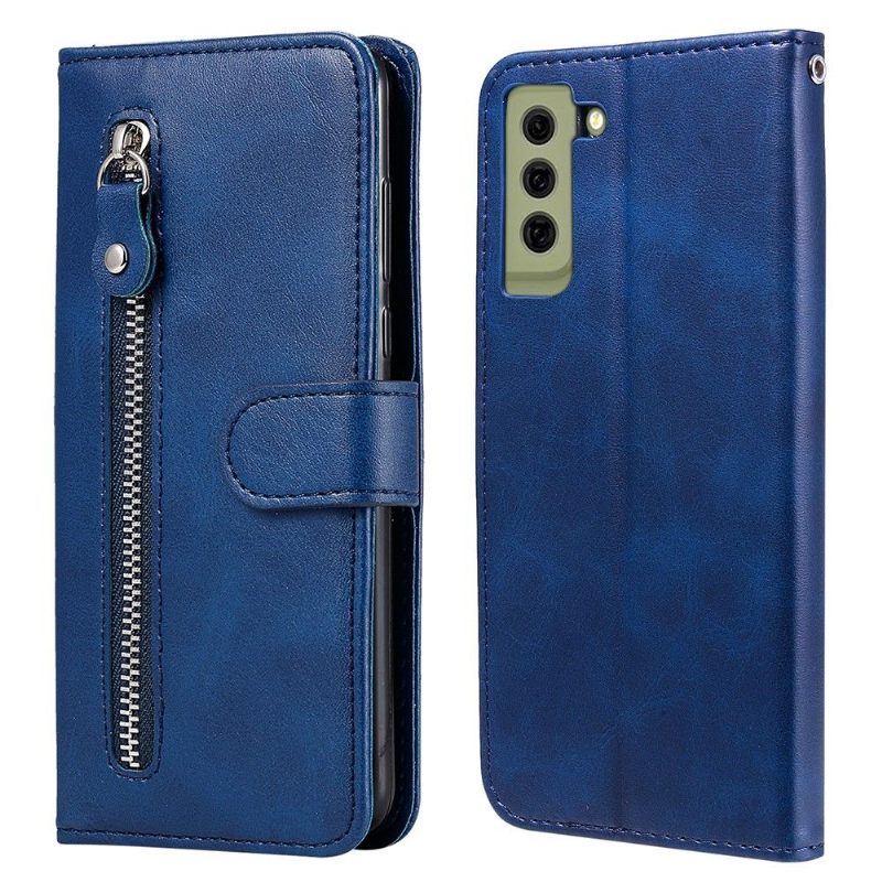 Folio-hoesje voor Samsung Galaxy S21 FE Portemonnee Elena