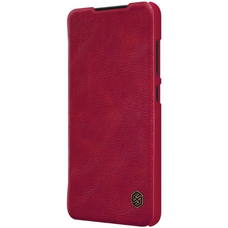 Folio-hoesje voor Samsung Galaxy S21 FE Qin-serie Leereffect