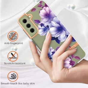 Hoesje voor Samsung Galaxy S21 FE Anti-fall Begonia Bloem