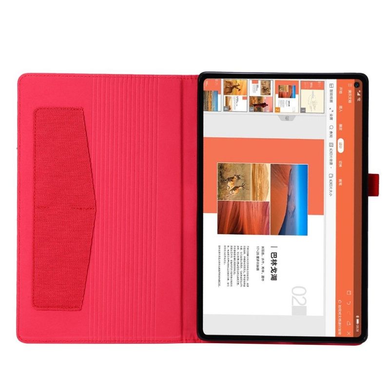 Leren Hoesje voor Realme Pad Bescherming Canvaseffect Oxford