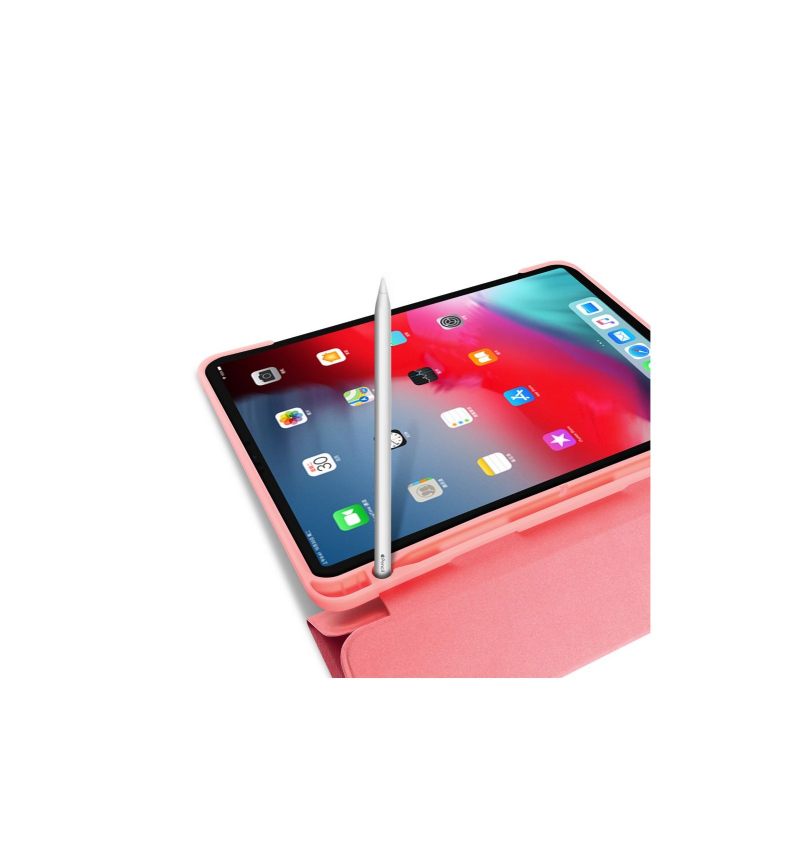 iPad Pro 11" 2018 - Premium Hoesje Met Canvaseffect - Roze