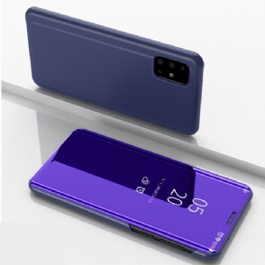 Hoesje voor Samsung Galaxy A51 5G Folio-hoesje Spiegeleffect