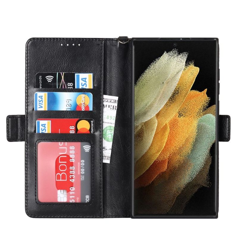 Samsung Galaxy S22 Ultra 5G Case Folding Flap Card Holder