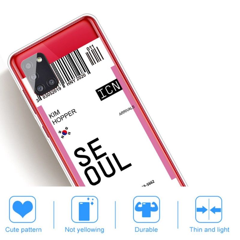 Telefoonhoesje voor Samsung Galaxy A51 5G Bescherming Instapkaart 03 Seoul