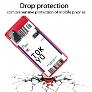 Telefoonhoesje voor Samsung Galaxy A51 5G Bescherming Instapkaart 05 Tokio