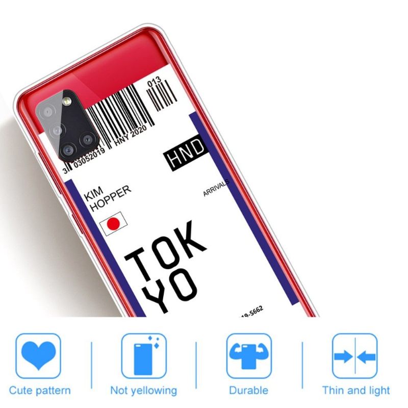 Telefoonhoesje voor Samsung Galaxy A51 5G Bescherming Instapkaart 05 Tokio