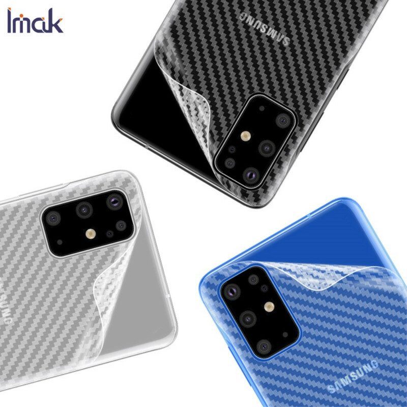 Achterfolie Voor Samsung Galaxy S20 Plus / S20 Plus 5G Carbon Style Imak