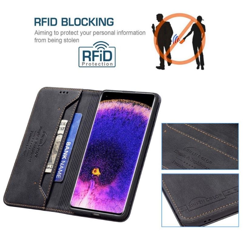 Folio-hoesje voor Oppo Reno 7 Binfen Flip Series-5